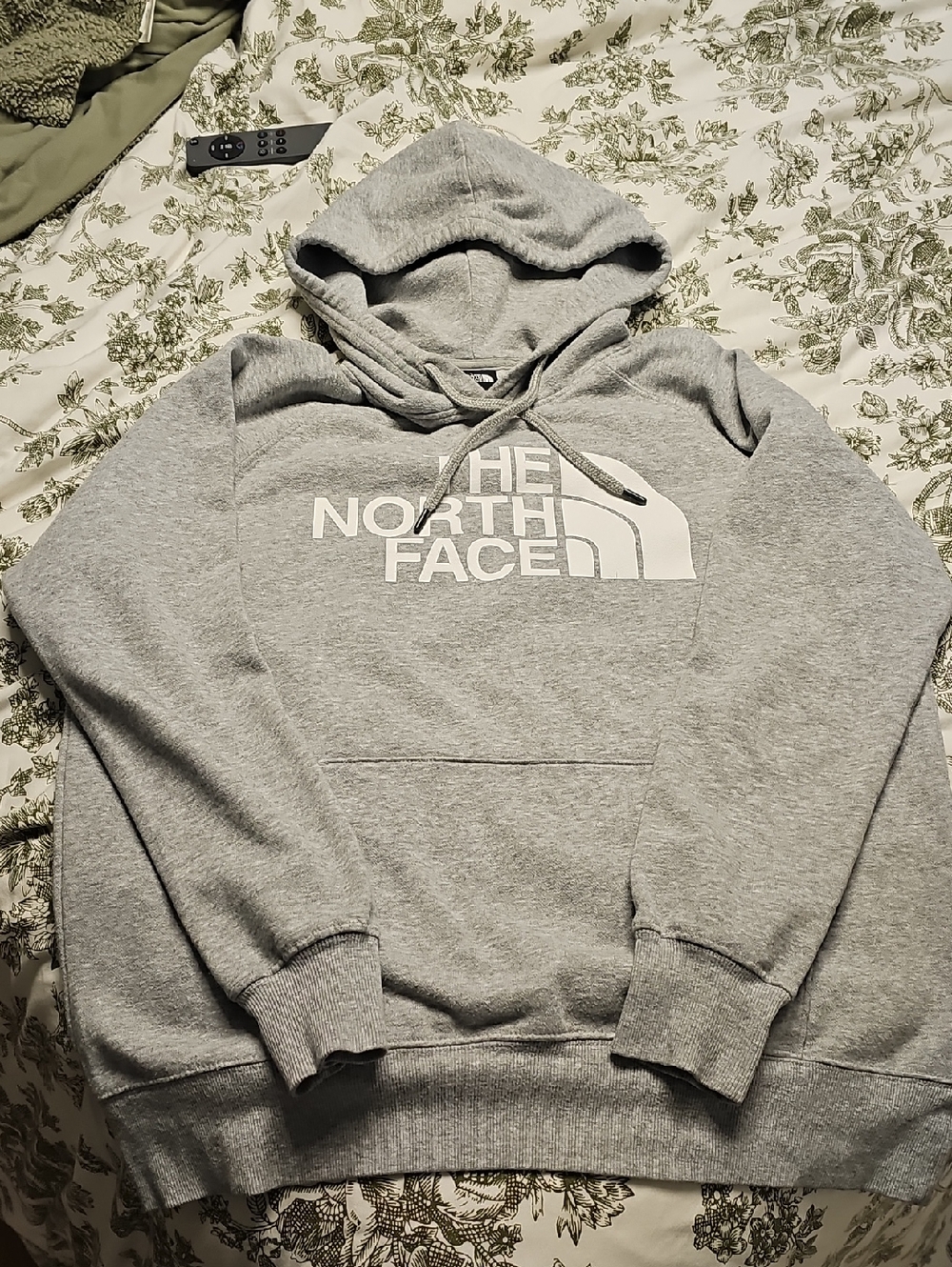 The North Face Men’s Gray Logo Hoodie